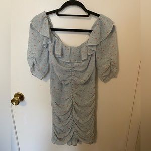 ASTR the label ruched mini dress